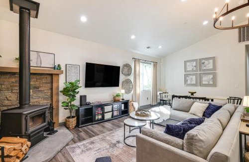 Mono Vista House | Game Room and Patio Picturesque Home in Sonora