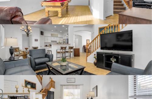 Park Paseo House | Game Room Pool King bed Pool Table