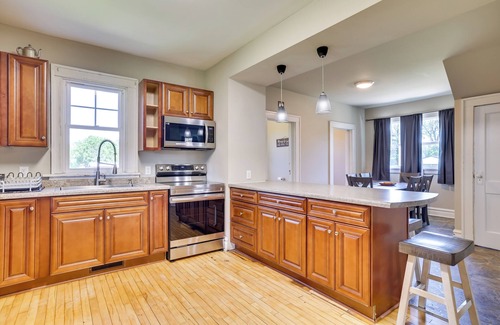Hixton House | Gas Grill & Porch: Rural Hixton Vacation Home!