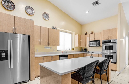 Anthem House | Gated home + casita with pool, spa, patio, outdoor kitchen, & exercise room