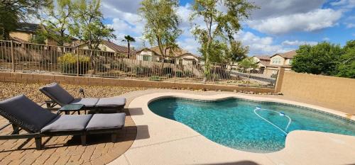 South Mountain House | Gated house near South Mountain with pool heater, BBQ