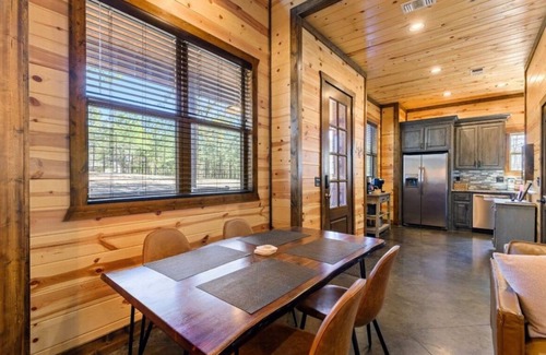 Broken Bow Cabin | Gentle Pines! Family Getaway! Couples! Game room, Patio TV, Hot Tub,