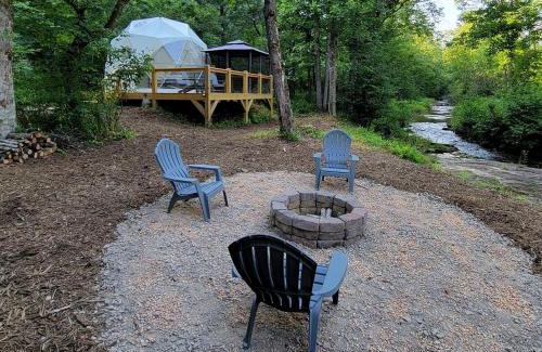 Purlear Other | Geodome on Creek, Great Getaway, WIFI & Hot Shower near Boone, NC