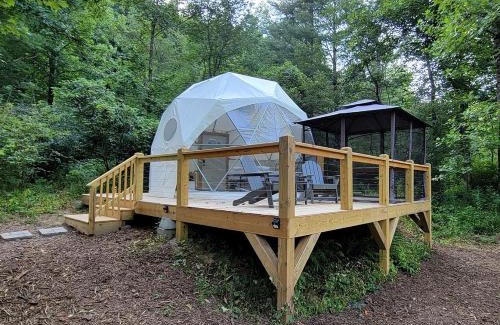 Purlear Other | Geodome on Creek, Great Getaway, WIFI & Hot Shower near Boone, NC