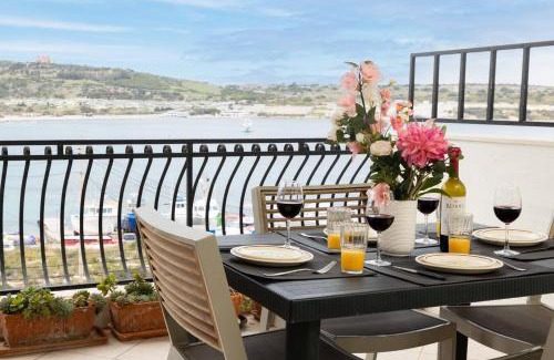 Għadira Apartment | Ghadirabay Seafront With Sea Views By Homely