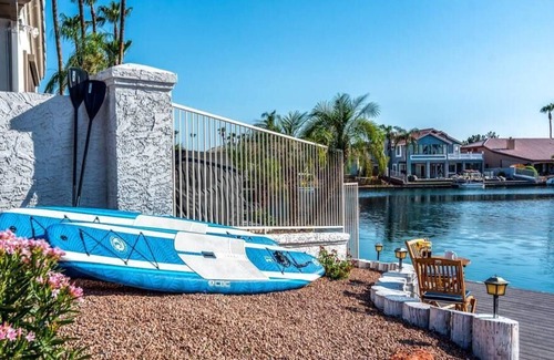 Val Vista Lakes House | Gilbert Grand Lakefront Estate & Family Game House