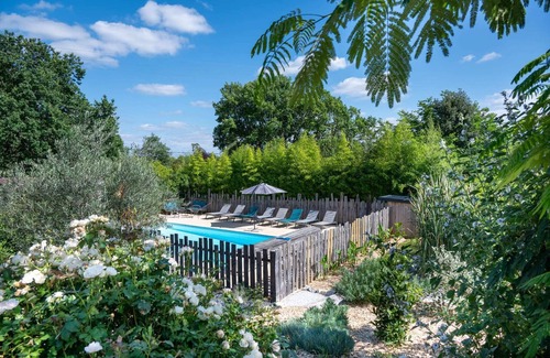 Pujaudran Cottage | Gîte 2 people swimming pool AC and garden nature near toulouse Airbus
