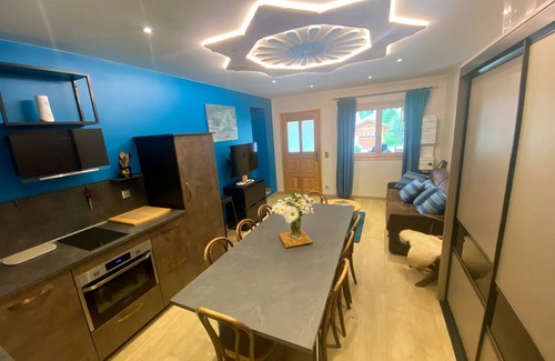 Saint-Jean-de-Sixt Apartment | Gîte T2 neuf - 36 m2 - In a renovated farmhouse. Rated 3 *. Calm