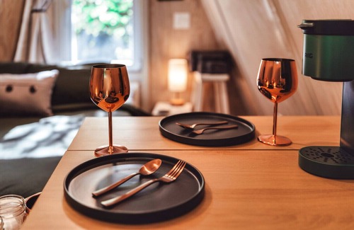 Rockbridge House | Glamping A-Frame |Couples Retreat | Private Forest
