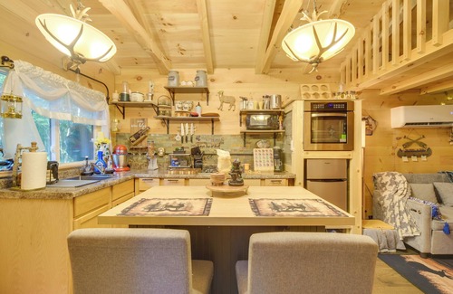 Webster Apartment | Glamping Getaway w/Porch in Wisconsin Northwoods