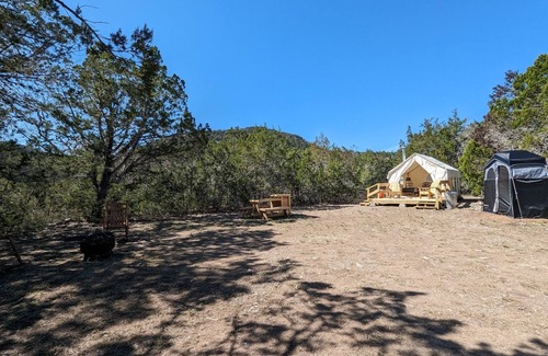 Vanderpool RV Rental | Glamping Tents 1, 2, 3