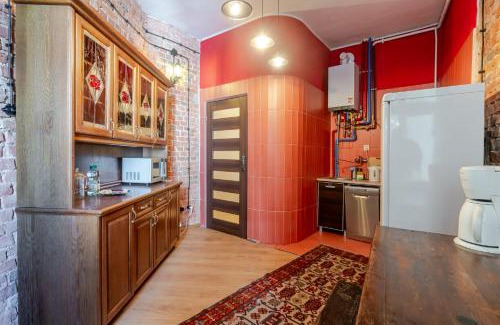 Gliwice Apartment | Gliwice Industrial Brick Style Apartment by BookingHost