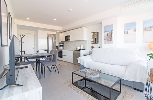 Canet de Berenguer Apartment | Global Properties: Apartment with terrace and swimming pool in Canet Beach