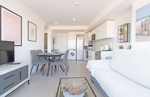 Canet de Berenguer Apartment | Global Properties: Apartment with terrace and swimming pool in Canet Beach
