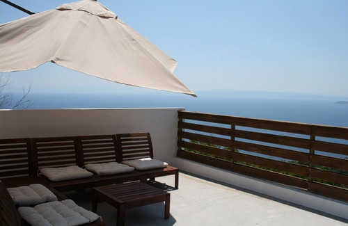 Glossa Villa | Glossa villa with pool