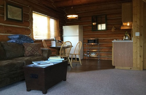 Cameron Cabin | God's beauty abounds! Private log cabin on the Madison River. See Yellowstone!