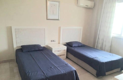 Alanya Apartment | Gold city 5 stars resort 2+1 appartement with sea view and aquapark
