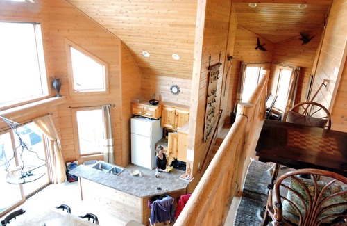 Mears House | Golden Dunes Luxury Log Home Overlooking Lake Michigan