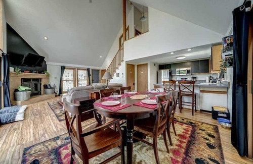 The Woods Cabin | Golf Course Views, Fireplace, Games & Pool Access