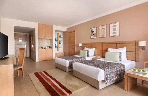 Ain Sokhna House | Golf Courses & Poolside Views | Two Rooms, Private Beach & Kids Playground