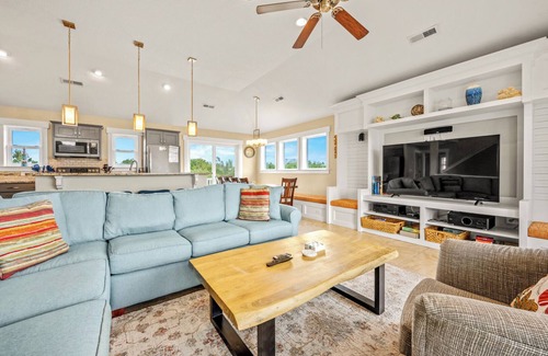 Whalehead Beach House | Gone Coastal at Corolla Shores Modern 7 Bedroom Home w/Private Pool & Recreation.