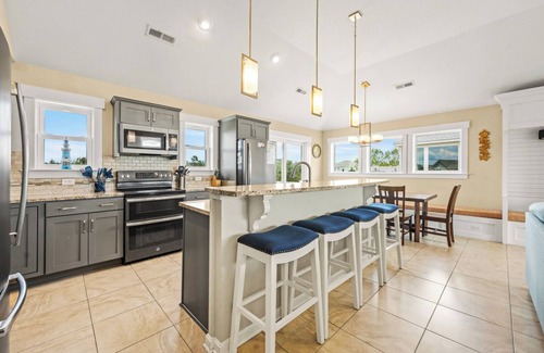 Whalehead Beach House | Gone Coastal at Corolla Shores Modern 7 Bedroom Home w/Private Pool & Recreation.