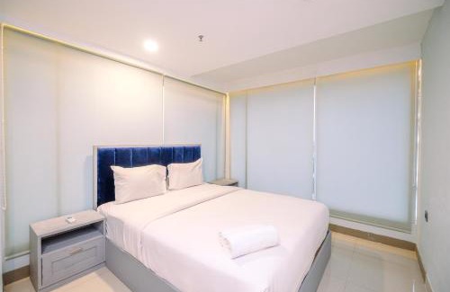 Pekayon Jaya Apartment | Good Choice and Cozy 2BR Grand Kamala Lagoon Apartment By Travelio