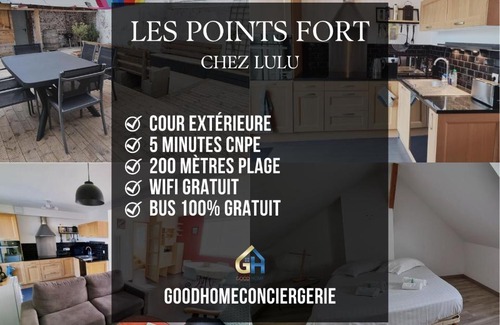 Petit-Fort-Philippe House | GOOD HOME Chez Lulu, plage & centrale