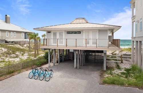 Dune Allen Beach House | Goodnight Dune - Gulf Front, 30A, Newly Renovated, Comp Bikes + Beach Service!