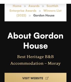 Tomintoul Bed & Breakfast | Gordon House