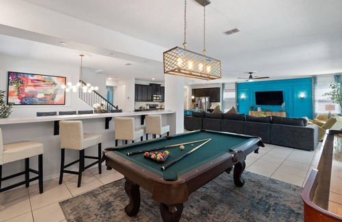 Four Corners House | 🥇Gorgeous 9bd villa close to Disney (SO1149)