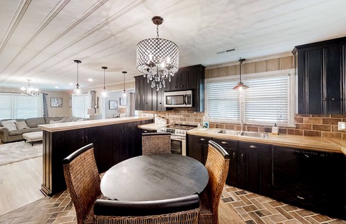 Little River House | Gorgeous coastal cottage with patio, covered deck, AC, & W/D