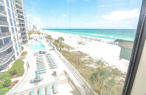 Biltmore Beach Condo | Gorgeous condo in beachfront complex w/stunning gulf views, shared pool, WiFi