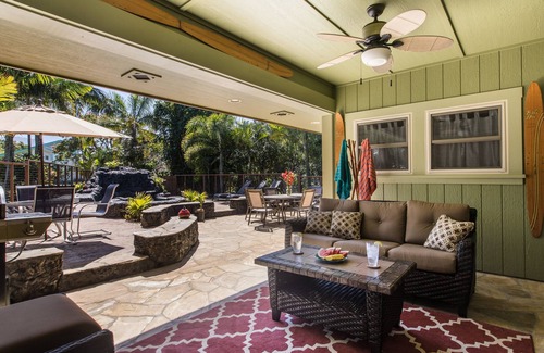 Princeville House | Gorgeous Estate w/AC & Heated Salt Water Pool!