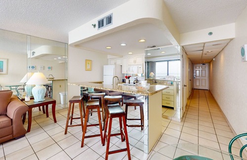 Panama City Beach Condo | Gorgeous Gulf-view condo with private balcony, beach access, & pool