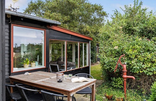 Tørresø House | Gorgeous home in Otterup with house a panoramic view