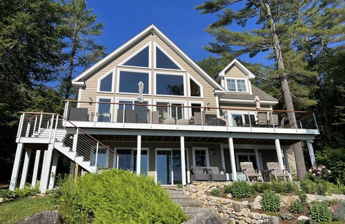 Bridgton House | Gorgeous Home with Lake Views to Match