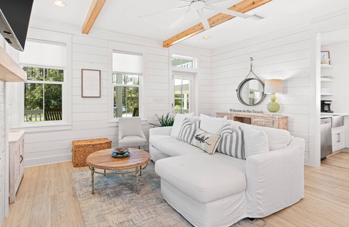 Dune Allen Beach House | Gorgeous Key West-style cottage with porch, screened lanai, grill, AC, & WiFi