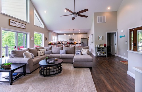 La Follette House | Gorgeous Lakehouse + Private 2‑Level Dock with Slide and No Stairs to the Lake!
