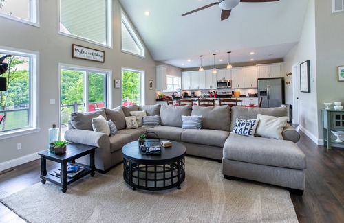 La Follette House | Gorgeous Lakehouse + Private 2‑Level Dock with Slide and No Stairs to the Lake!