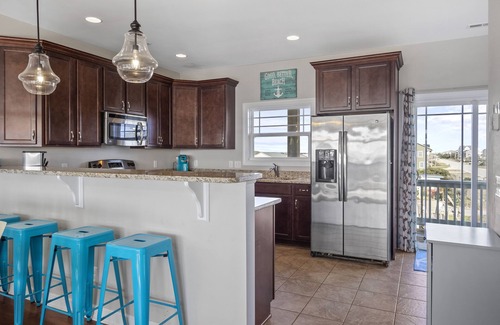 North Topsail Beach House | Gorgeous Ocean and Sound Views Await at Good Better Beach!