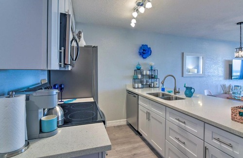 Galveston Apartment | Gorgeous Oceanfront Gem on Seawall Boulevard!