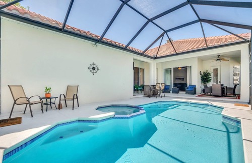 Reunion House | Gorgeous Private Pool Home With Hot Tub Close To Disney