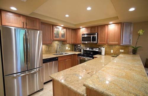 Kihei Condo | Gorgeous Remodeled Ground Floor Unit w/New Central Air Conditioning/1 Bedroom