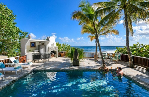 Falmouth Harbour Villa | Gorgeous Seafront Villa In Turtle Bay, Close To English Harbour. 6 beds, Pool