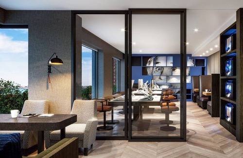 Seaport District Apartment | Gorgeous Seaport 1BR w/Gym, Pool, W/D, Doorman, by Blueground