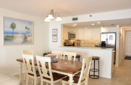 Indian Shores Condo | Gorgeous Sunset Views from Sand Castle 3 Condo. 3/2, heated pool, beachfront
