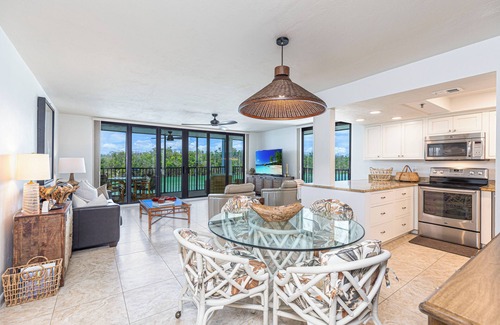 Bonita Springs Condo | Gorgeous water views! Heated Pool,Tennis & Pickleball Across from Bonita Beach!