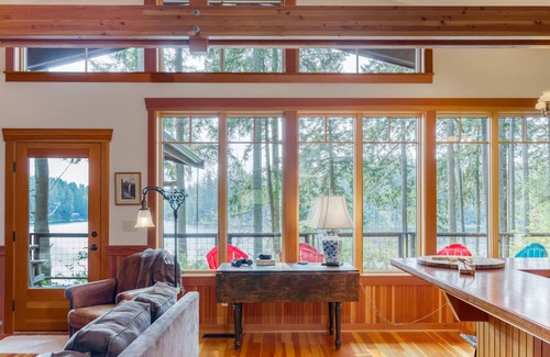 Langley House | Goss Lake Chalet - Craftsman Lakeside Home