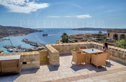Ghajnsielem House | Gozo seaview historic fort. Exceptional finishings